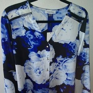 Calvin Klein NWT M Blouse